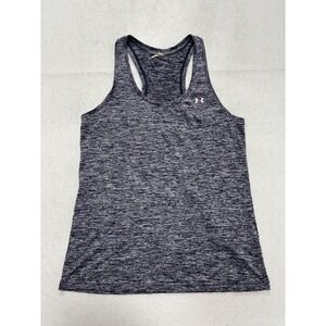 Under Armour Tank Womens Medium Blue Scoop Neck Racerback Running Athletic Top